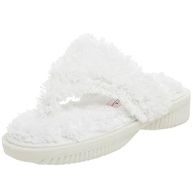 Amy Jo Gladstone Women's Shag Thong Slipper