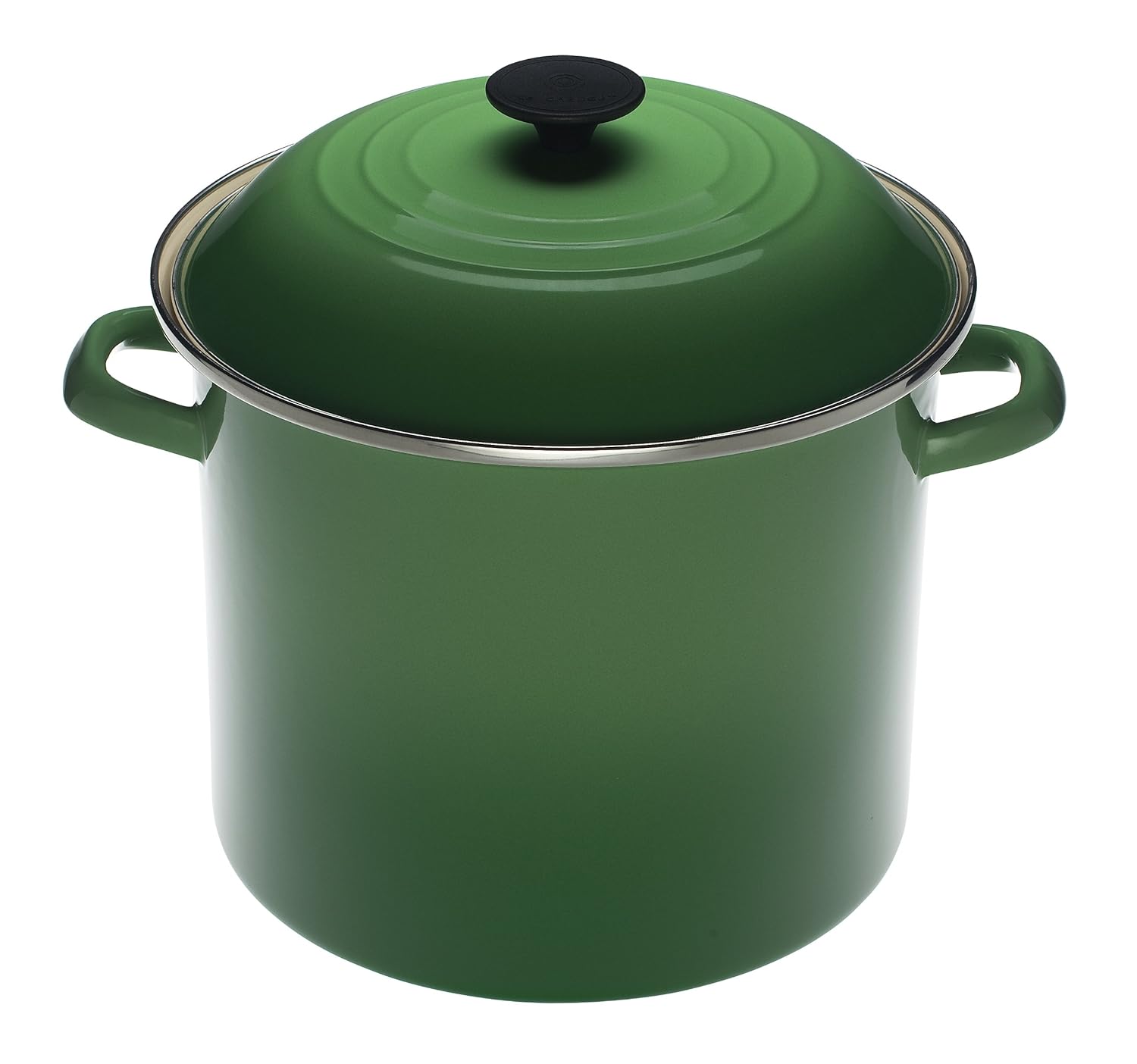 Best Price on Le Creuset Enameled Steel Stock Pot with Lid, Fennel