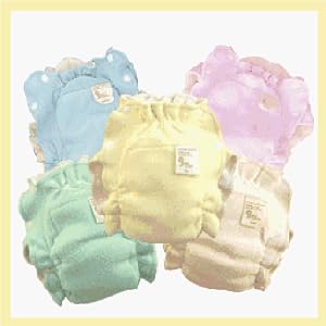 Absorb It All Organic Cotton Diapers - Natural Color Toddler