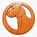 CAMIC designs DOG023M Laser-Etched Weimaraner Dog Magnets - Set of 6