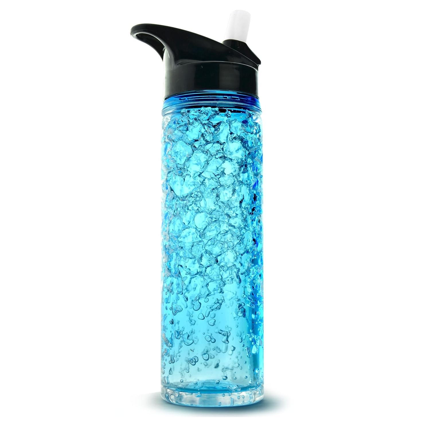 AdNArt PermaFrost Water Bottle with Double Wall Freezer Gel Pack , New