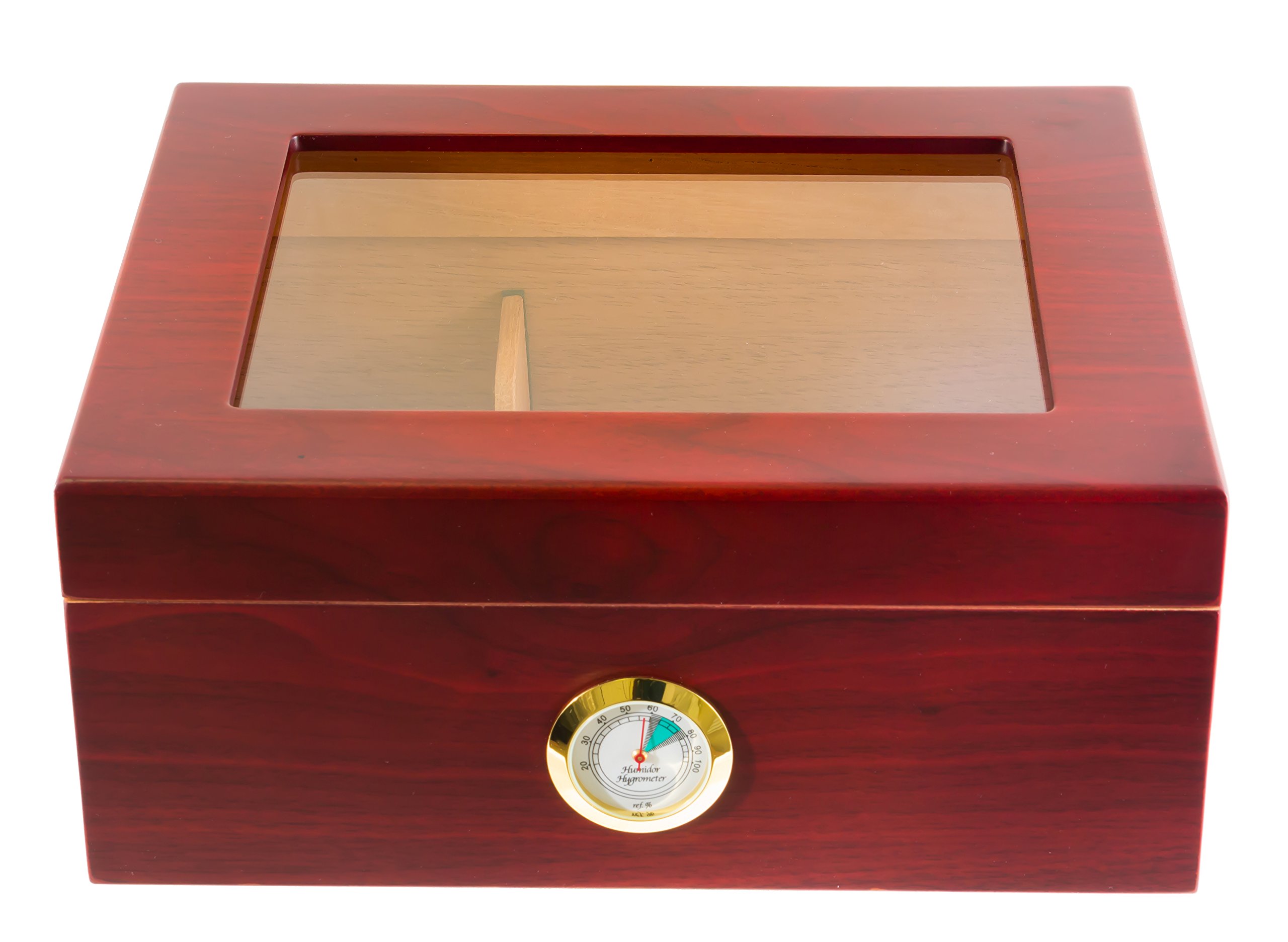 Mantello 2550 Cigar Desktop Humidor Royale Glasstop Mantello Cigars eBay