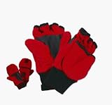 Kids Fleece Fingerless Gloves / Mittens by CTM