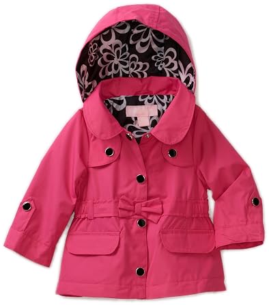 London Fog Baby Girl Infant Belted Trench Coat