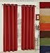 Stylemaster Tribeca 56 by 84-Inch Faux Silk Grommet Panel, Mandarin