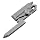 Swiss+Tech ST50022 Micro-Tech 6-in-1 Key Ring Multi-Function Tool