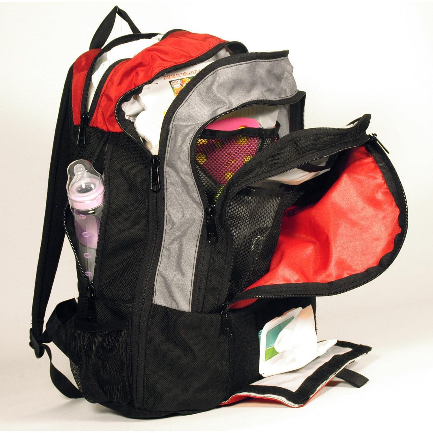 DadGear Backpack Diaper Bag (Orange)