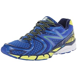 New Balance Men's M1260 Running Shoe,Blue/Yellow,9.5 D US
