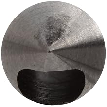 Magafor 412 Series Cobalt Steel Double-End Countersink, Uncoated (Bright) Finish, Zero Flute, 60 Degrees, 0.25" Shank Diameter, 0.25" Body Diameter