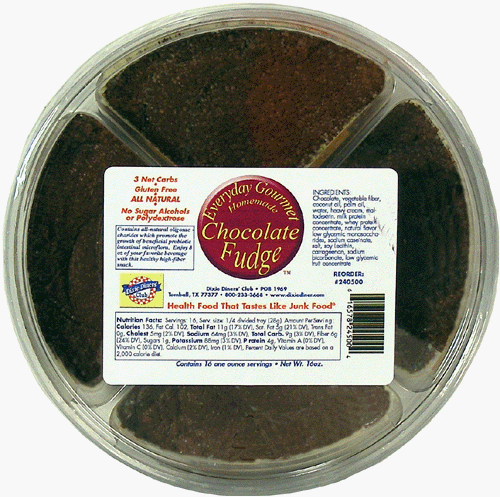 Chocolate Mint Fudge Dixie Carb Counters Everyday Gourmet Fudge 1 lb. Tub by Dixie Diner