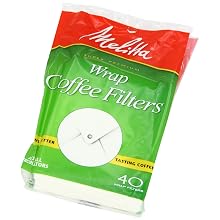Melitta Coffee Filters for Percolators, White Wrap Around, 40-Count Filters (Pack of 12)