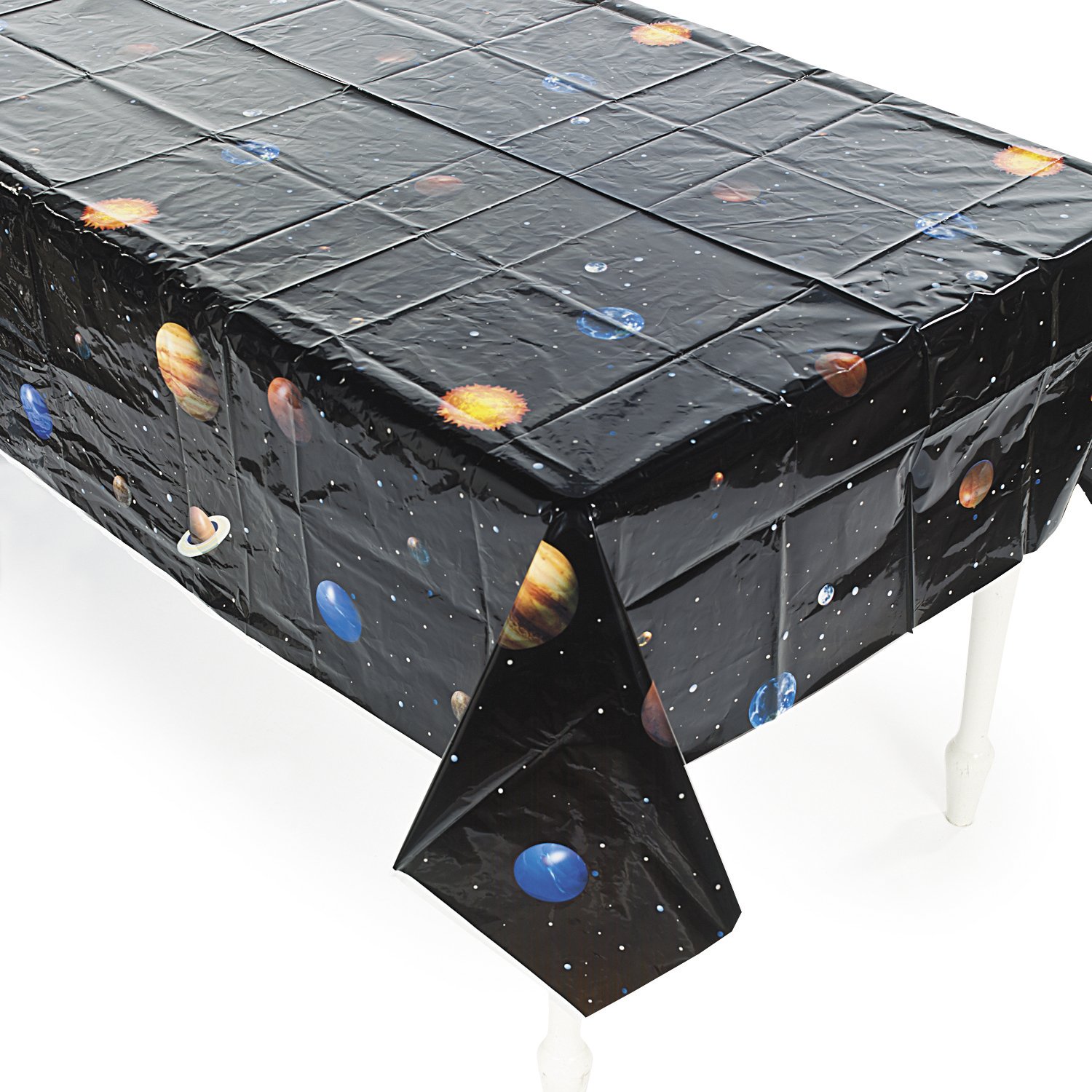 Plastic Outer Space Table Cover Tablecloth. 54" x 102" eBay