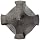 Union Butterfield 1500A(UNC)/1500A(UNF) High-Speed Steel Hand Tap, Black Oxide Finish, Round Shank with Square End, Plug Chamfer