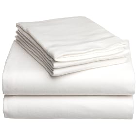 Pike Street Solid 135-Gram Flannel Sheet Sets