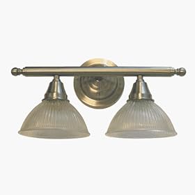 2 Rippled Shades Indoor Bathroom Lighting Light Fixtures, Vanity Lighting, AZS-INV1632-2 by TP LIGHTING