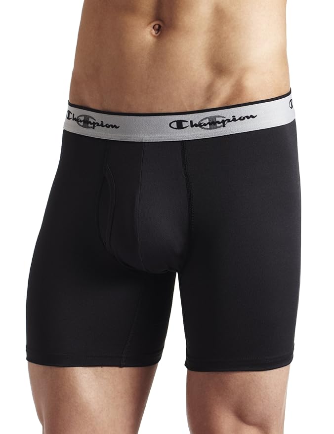 Champion Men's Tech Performance Boxer Brief at Amazon Men's ...