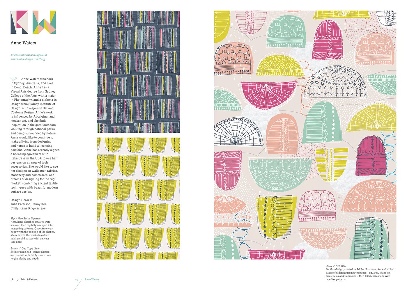 Book Preview Print & Pattern Geometric Parka Blogs