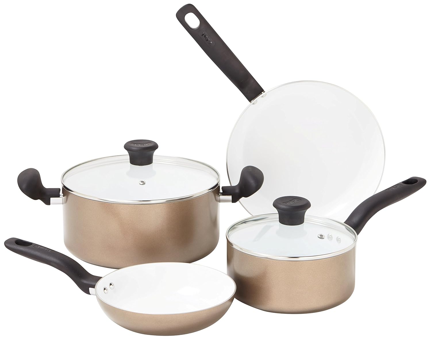 Tfal Initiatives Ceramic Nonstick Cookware Sets eBay