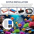 IFERLA 10 Pack Filter Sponge Replacement Including Blue White Black Filter Media 