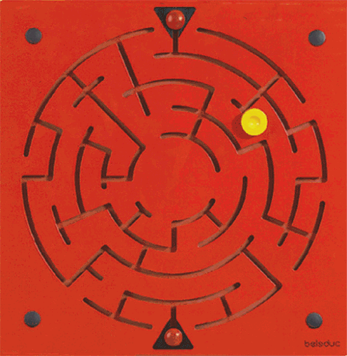 Wandspiel-Labyrinth