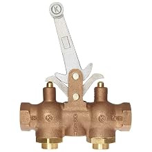 Kingston 303 Series Brass Hoist Control Valve, 1/2" NPT Female