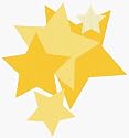 Nesting Stars (5 solid) Cookie Cutter Die Shape (Quickutz)