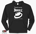 THANKS FOR THE THRILL michael jackson Hooded Sweatshirt