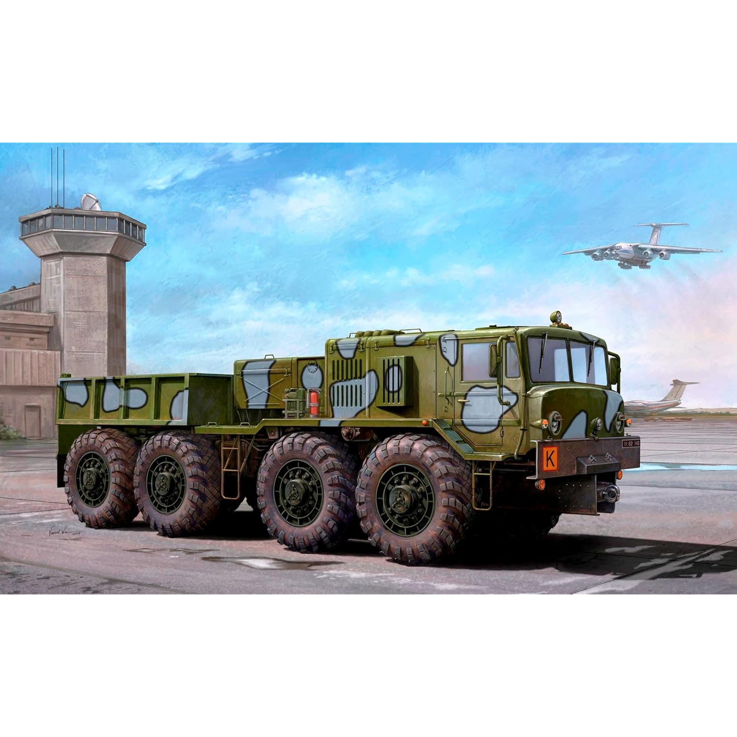 1\/35 ソビエト军 MAZ\/KZKT-537Lカーゴトラッ