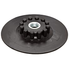 Norton 5" Diameter, 5/8"-11 Arbor, 12000 rpm, Medium Speed-Lok Rubber Back-up Pads (Pack of 5)