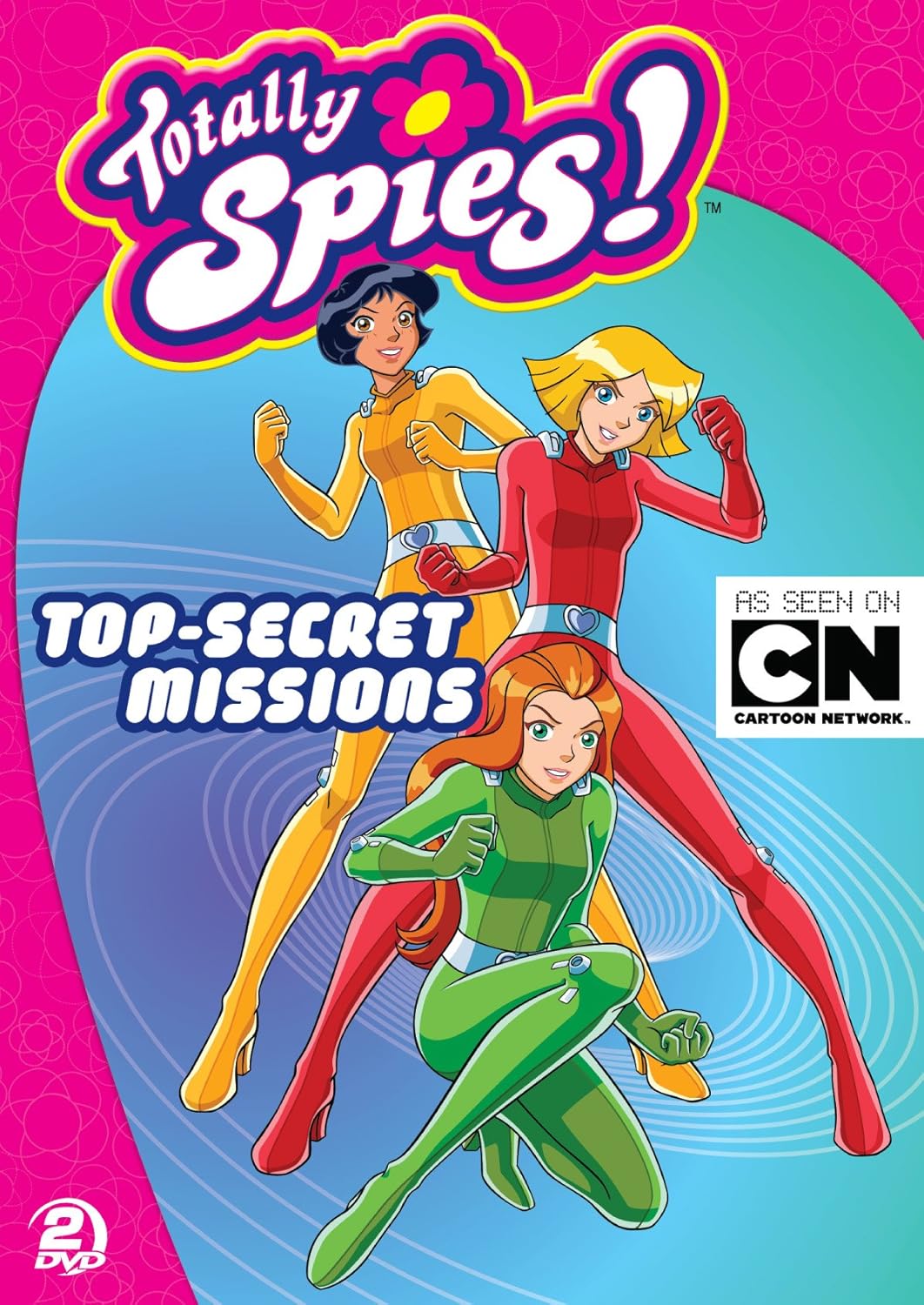 TOTALLY SPIES TOP SECRET MISSIONS DVD CARTOON NETWORK