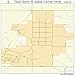 Huge Street & Road Map of St. Ignatius, Montana MT - Printed poster size wall atlas of your home tow