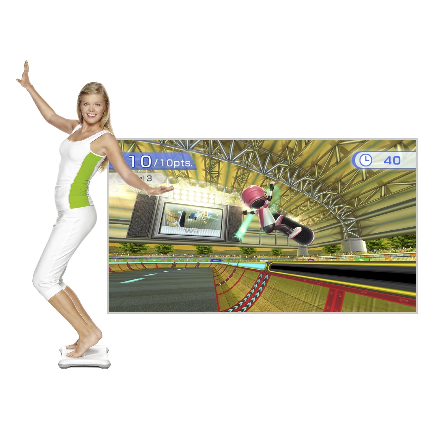 Wii Fit Plus Exercise Video Game Screenshot