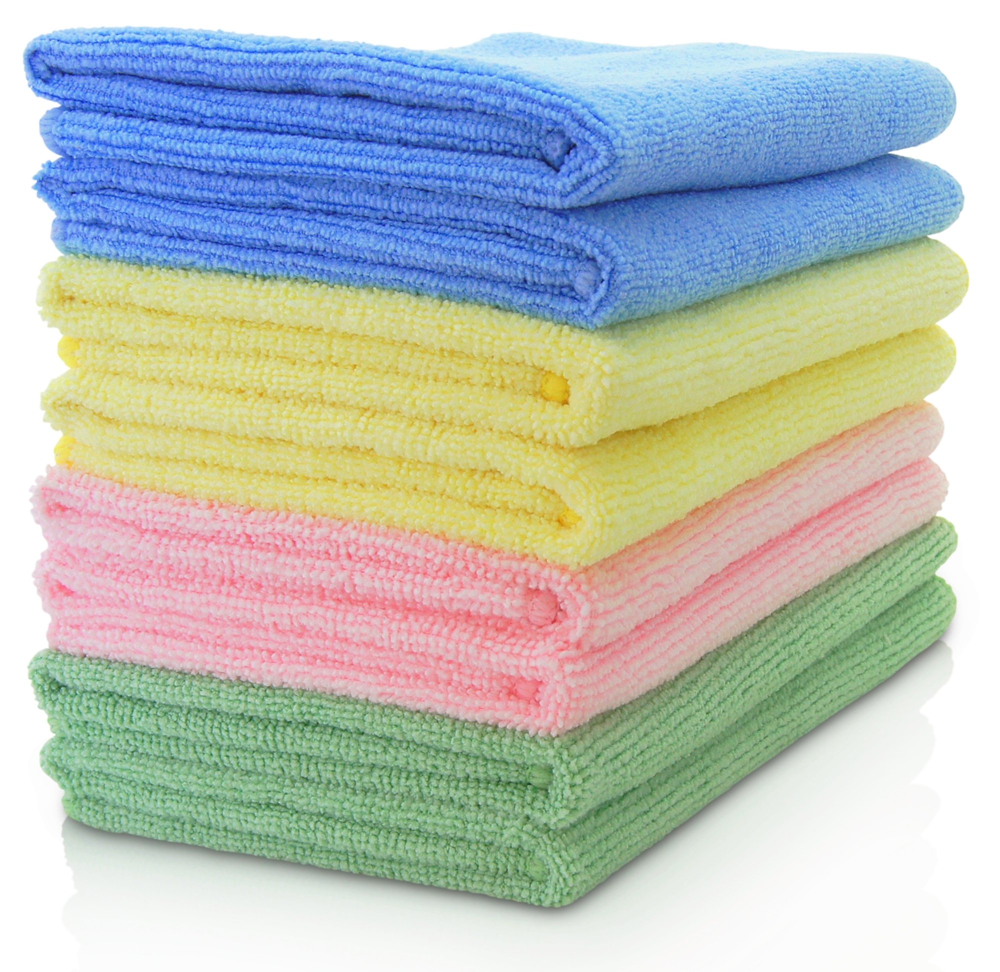 VIBRAWIPE MICROFIBER CLOTH Pack of 8 Pieces (4 Colors) Microfiber