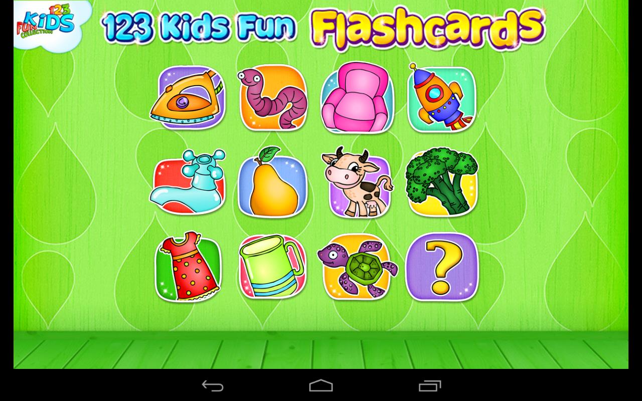 123 Kids Fun FLASHCARDS Game Cool English Learning Game