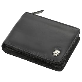 Nautica Mens Wallets Kitty Hawk Zip Around Billfold