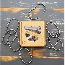 Izola Shower Curtain Rings, Set of 12