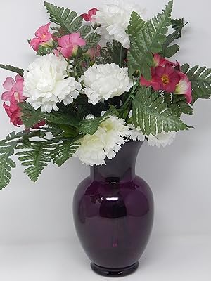 Floral Supply Online 8 3 4 Purple Passion Spring Garden Vase