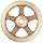 Boston Gear G1219 Grooved Pulley, Fits Round Belts 0.1875" or Smaller, 0.250" Face, Brass