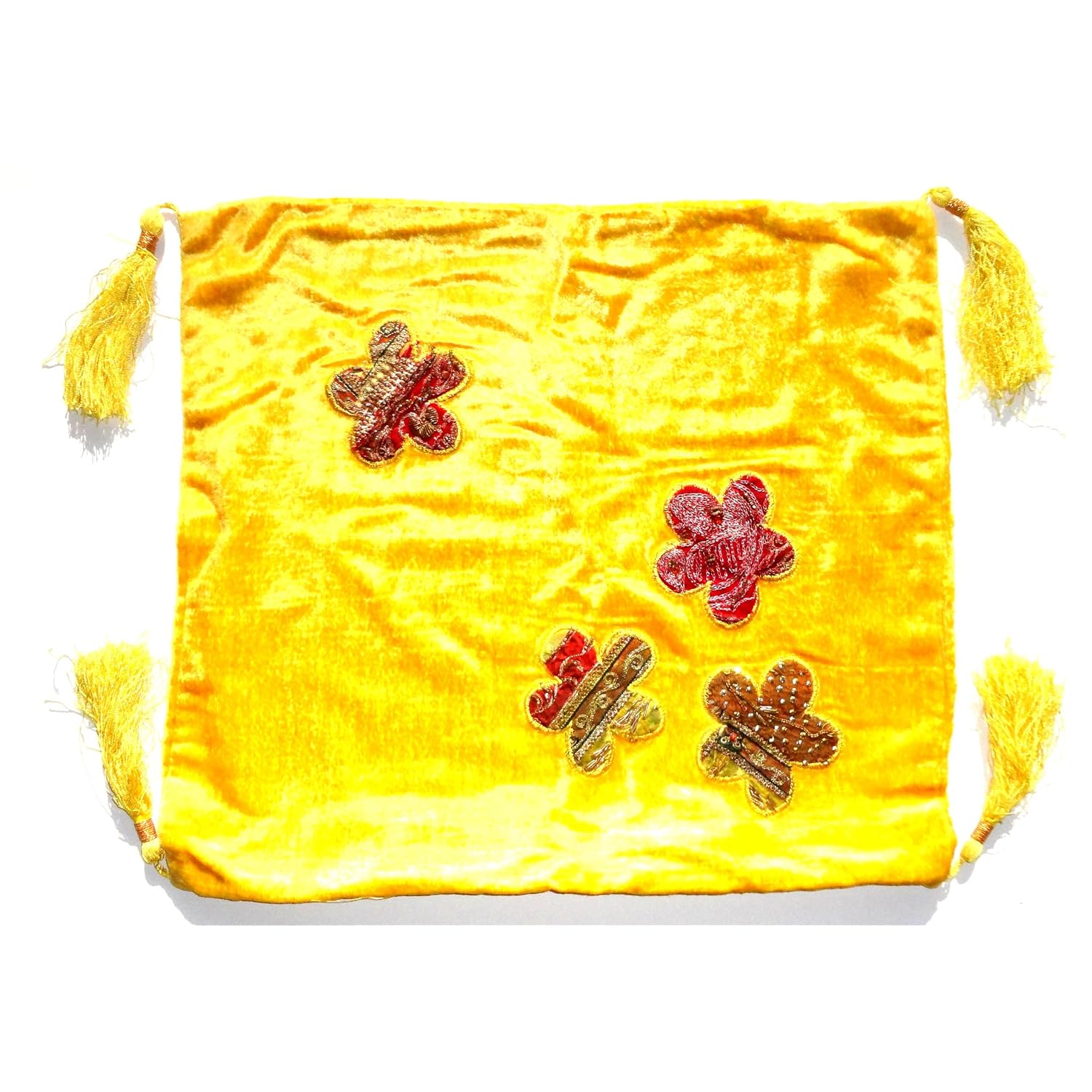 Tribal Decorative Pillow Covers Throw Pillows Plush Yellow