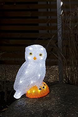 Magische Leucht-Eule für Draußen