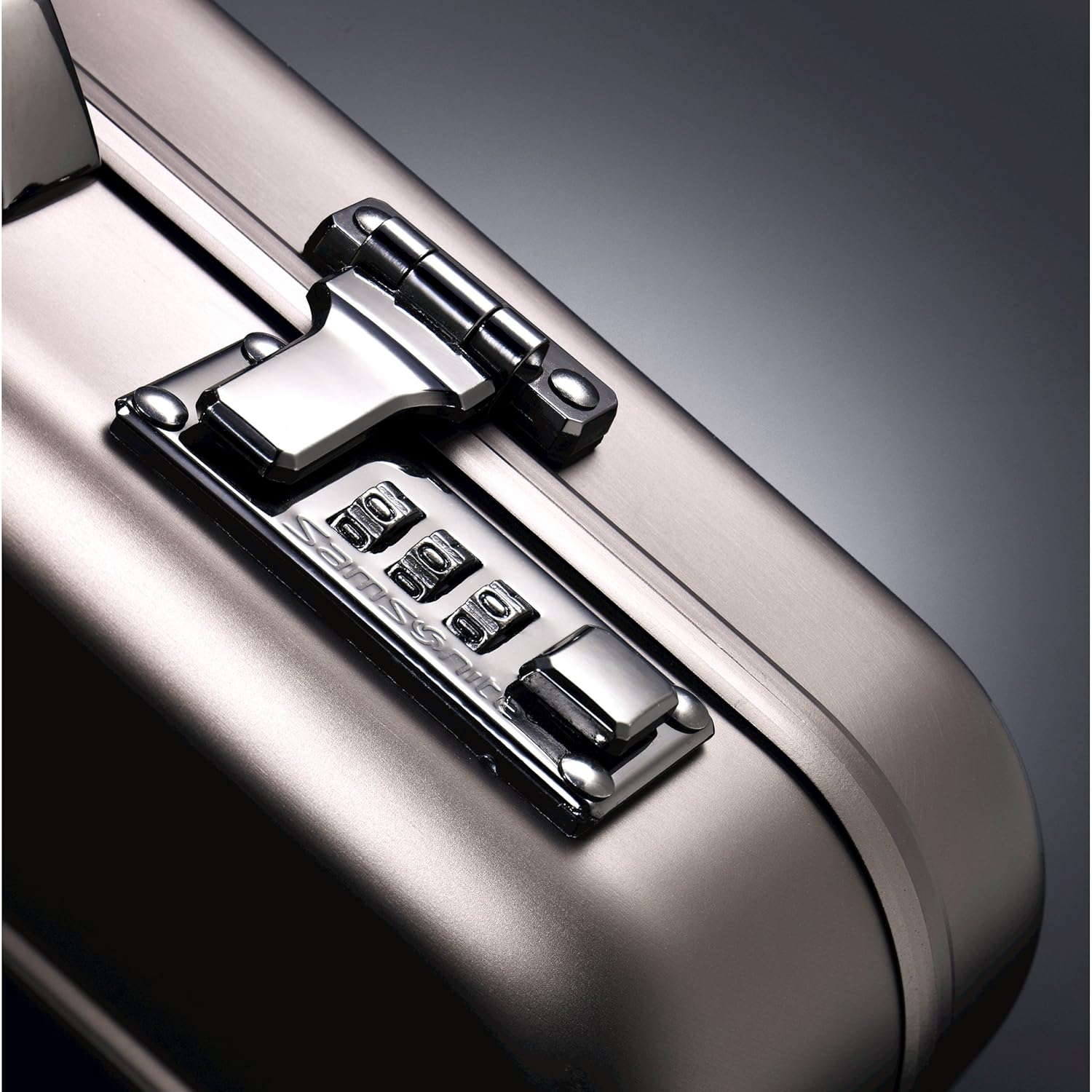 SAMSONITE GRAY ALUMINUM ATTACHE 17" LAPTOP MEN'S HARD BUSINESS