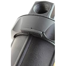 Coilhose Pneumatics 8826MD Heavy Duty Series Filter, 3/4-Inch Pipe Size with Metal Bowl and Sight Glass, and with Automatic Drain