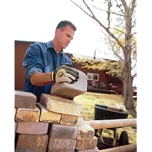Ironclad HUL-04-L Heavy Utility Landscaper Gloves, Large
