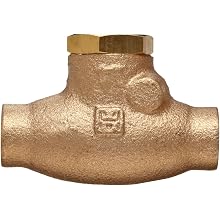 Milwaukee Valve 1509 Series Bronze Swing Check Valve, Class 125, Solder End
