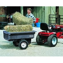 Rubbermaid Commercial Structural Foam Tractor Cart, Black, 1200 lbs Load Capacity, 29-1/2" Height, 68" Length x 35-1/2" Width