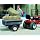 Rubbermaid Commercial Structural Foam Tractor Cart, Black, 1200 lbs Load Capacity, 29-1/2" Height, 68" Length x 35-1/2" Width