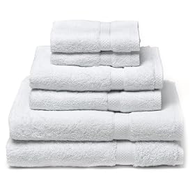 Pike Street 100% Egyptian Cotton 725-Gram 6-Piece Towel Set