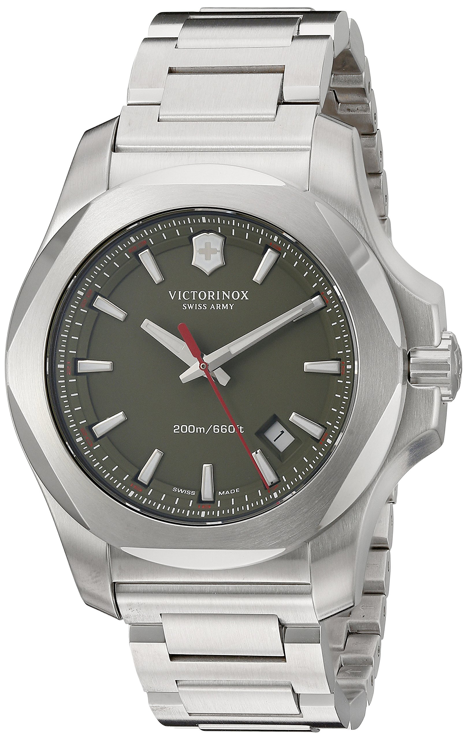 Victorinox Swiss Army Men's 'I.N.O.X.' Swiss Quartz Stainless Steel