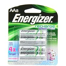 Energizer Rechargeable Batteries, AA Size, 8-Count