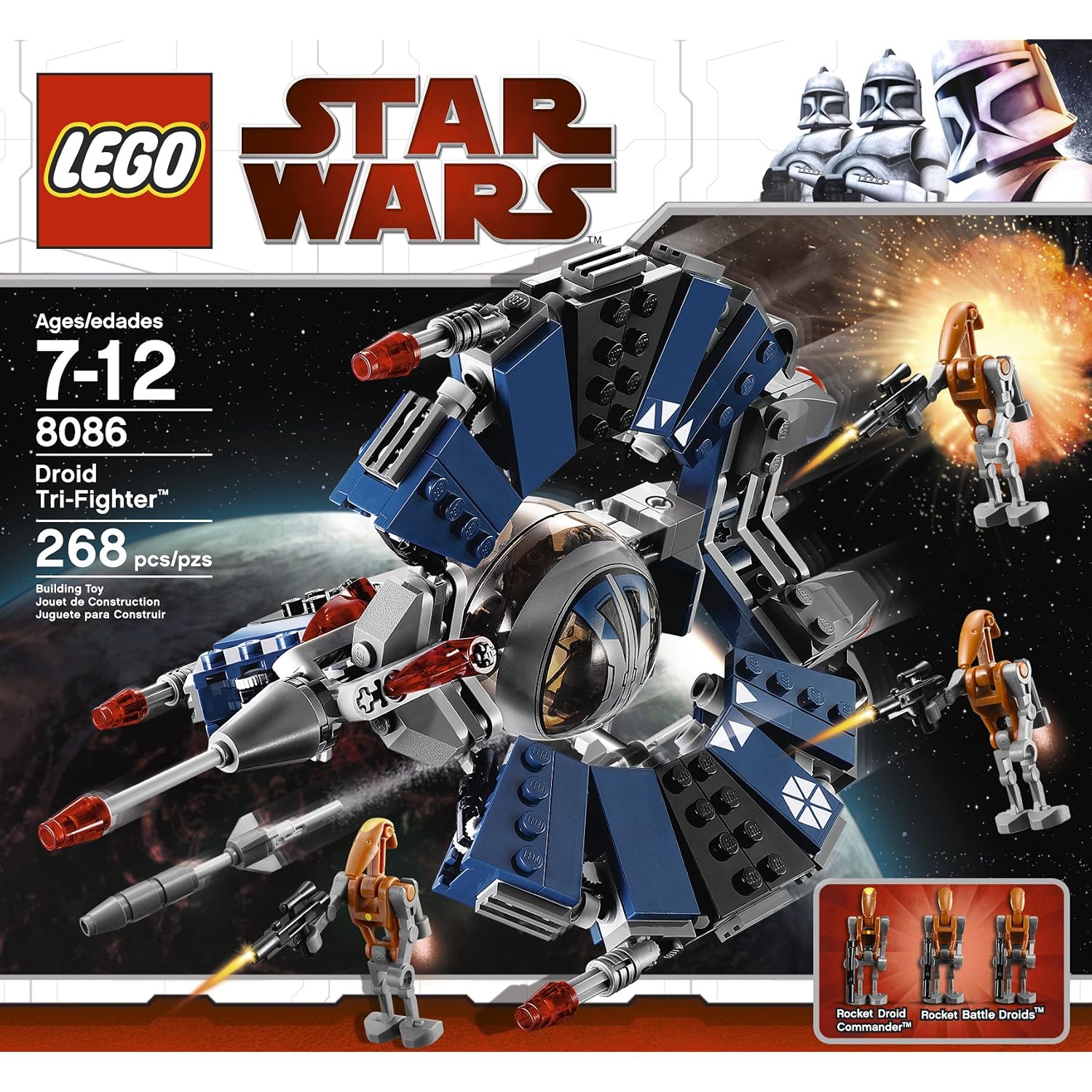 LEGO Star Wars Trifighter Droid (8086) - 1 LEGO Star Wars Trifighter Droid (8086) - 1